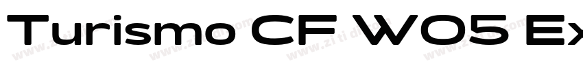 Turismo CF W05 Extr字体转换 Turismo CF W05 Extr字体转换